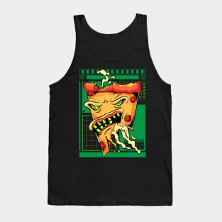 Bitten Pizza Monster Tank Top